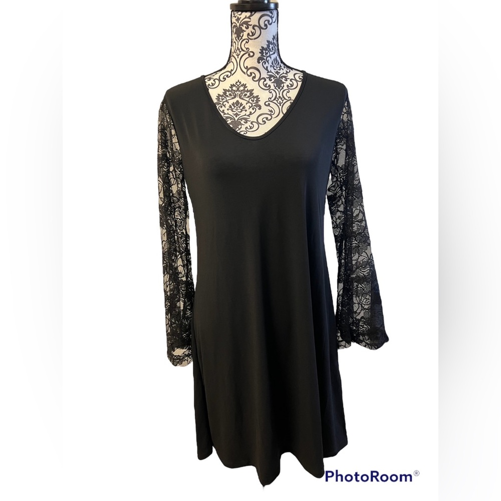 Jersey V-neck dress
